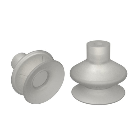 Fipa Bellows vacuum cup diam. 24 mm, Silicone transparent 23.025.240.2